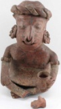 PRE COLUMBIAN NAYARIT CLAY FIGURE WEST MEXICO