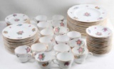 LOT OF 71 PIECES OF SPODE CHINA PLATES SAUCERS CUP