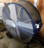 LARGE ROUND METAL BOX FAN GOOD USED CONDITION