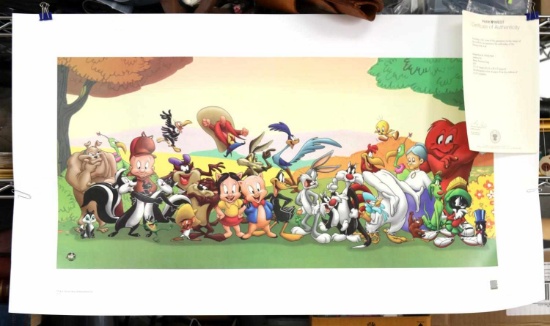 WARNER BROTHERS GANG ANIMATION ART SERIOGRAPH COA | Art, Antiques &  Collectibles Art | Online Auctions | Proxibid