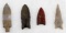 LOT OF 4 ARROWHEAD POINTS FROM OHIO REGION