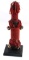 AFRICAN CAMEROON BEADED FALI DOLL ON STAND