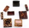 TORTOISE SHELL TRINKET BOXES AND CIGARETTE CASES