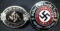 WWII GERMAN THIRD REICH WAFFEN SS PARTY BADGE LOT