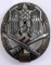 WWII GERMAN THIRD REICH 25 GENERAL ASSAULT BADGE