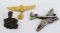 LOT OF 3 WWII PINS AAC TRANSPORT & REIFER TINNIE