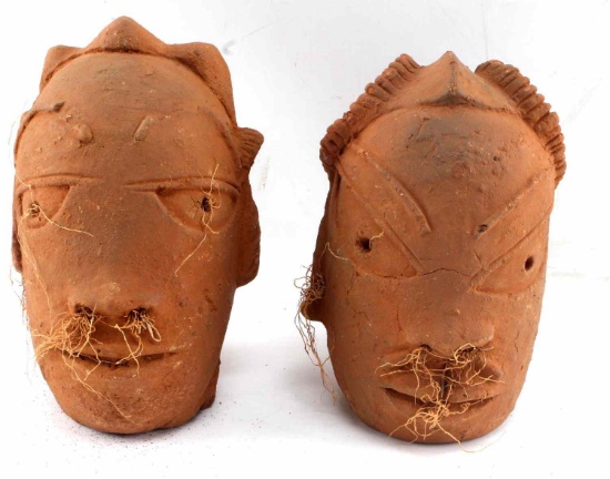 WEST AFRICAN NOK STYLE NIGERIAN TERRACOTTA HEAD