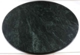 GREEN MARBLE STONE COUNTER CHARGER LARGE CIRCLE