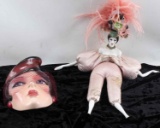 POUPEES BY ISABELLE & HAND PAINTED PORCELAIN MASK