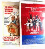 2 VINTAGE THEATRICAL ONE SHEET MOVIE POSTER LOT