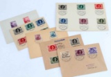 WWII THIRD REICH POSTAGE STAMPS HITLERS BDAY
