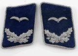 WWII GERMAN LUFTWAFFE LIEUTENANT COLLAR TABS