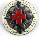 WWII GERMAN THIRD REICH GERMAN RED CROSS BADGE