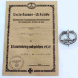 WWII THIRD REICH GERMAN KRIEGSMARINE BADGE