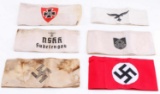 WWII THIRD REICH GERMAN WAFFEN SS ARMBANDS