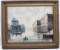 SIGNED OIL ON CANVAS OF VENICE WATERSCAPE