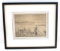 KNUTE HELDNER FRAMED PLATE SIGNED ETCHING
