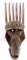 BAMANA NTOMO CEREMONIAL MASK W ARTICULATED JAW