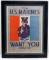 WWI US MARINES PROPAGANDA POSTER ORIGINAL