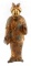 GILT BRONZE ORIENTAL ROBED FIGURE 14 INCHES