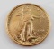 1999 GOLD AMERICAN EAGLE 1/10 OZ COIN BU