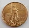 2016 GOLD 1/10 OZ AMERICAN EAGLE BU COIN