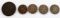 1803 DRAPED BUST FLYING EAGLE INDIAN CN COIN LOT