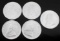 2020 SOUTH AFRICAN KRUGERRAND SILVER COIN LOT OF 5