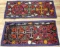 LOT OF 2 TRIBAL TEXTILE WALL HANGING EMBROIDERY