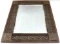 VERY NICE ANTIQUE BRONZE DECORATIVE MIRROR