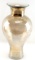 LARGE SCALE GRAY TONE HAND BLOWN GLASS VASE