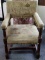 ANTIQUE RENAISSANCE REVIVAL UPHOLSTERED CHAIR