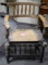 MALINKE PRESTIGE CHAIR W METAL & TACK DECORATION