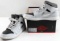 AIR JORDAN 1 MID WOLF GREY PLATINUM SIZE 11