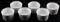 7 LE CREUSET 7 OZ RAMEKIN SOUFFFLE STONEWARE BOWLS