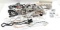 8 POUNDS OF UNSEARCHED SILVER TONE COSTUME JEWELRY