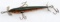ANTIQUE SHAKESPEARE SLIM JIM 3 HOOK MINNOW