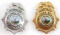 US WEST VIRGINIA BEACH CAPTAIN & FIREFIGHTER BADGE