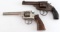 2 IVER JOHNSON TOP BREAK REVOLVERS .22 & .32 CAL
