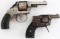 2 POCKET REVOLVERS BABY AND BOSTON BULLDOG .22 32