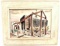 WATERCOLOR PAINTING RADIO TOKYO 1945 MILITARY ART