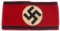 WWII THIRD REICH GERMAN SS ARMBAND RZM MARKED
