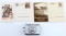 WWII THIRD REICH GERMANY SS BELT BUCKLE & POSTCARD