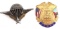 FRENCH PARATROOPER JUMP WINGS & MUSICIAN BADGE