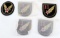 WWII USAAF 11TH AIR FORCE GOLD BULLION PATCH LOT