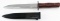 WWII ITALIAN SARCO M91 FIGHTING KNIFE W/ SCABBARD