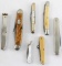 VINTAGE FOLDING POCKET KNIFE LOT OF SEVEN