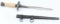 WWII THIRD REICH GERMAN SS DAGGER & SCABBARD