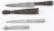 ARGENTINA & BRAZIL GAUCHO KNIFE LOT W SHEATH