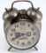 WWII THIRD REICH GERMAN TOTENKOPF ALARM CLOCK